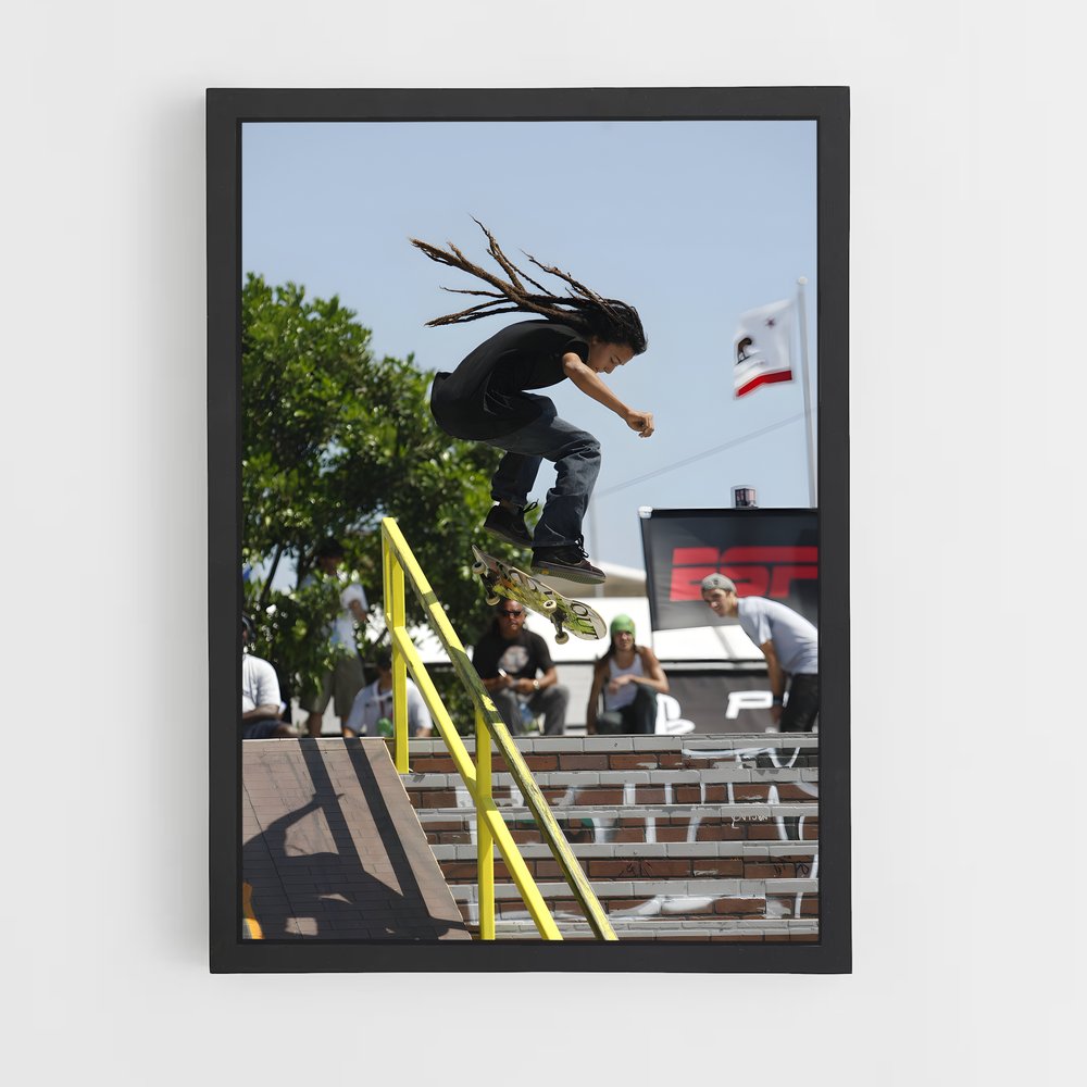 Poster Skate Night – affiche Skateboard (vue 2)